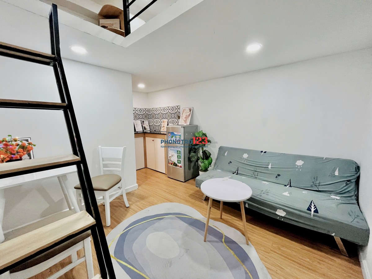 Cho thuê phòng sinh viên có gác - có nội thất - Cô Giang Q1 Gần Đại Học Hoa Sen