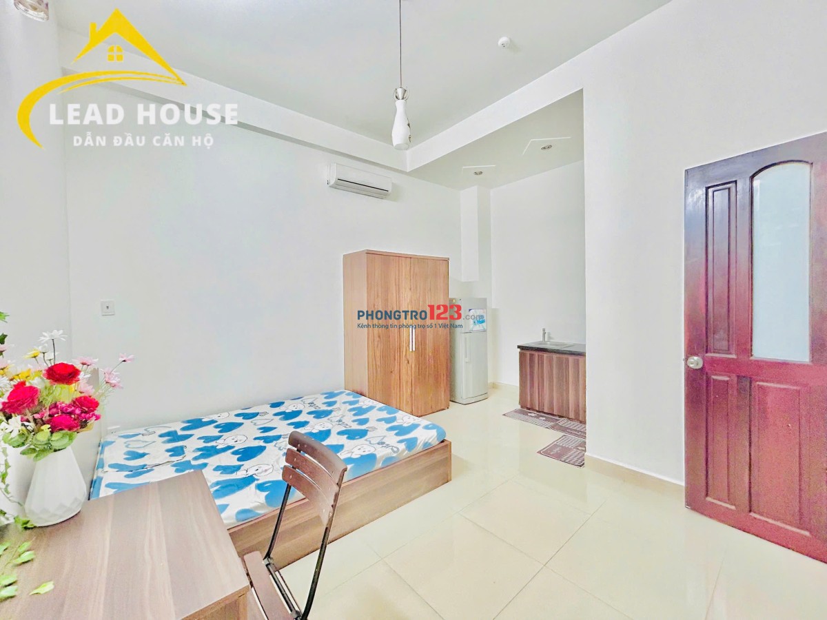 100M ĐẾN CÔNG VIÊN LÀNG HOA, PHÒNG RỘNG CÓ NỘI THẤT. NGUYỄN VĂN KHỐI, Free XE MÁY