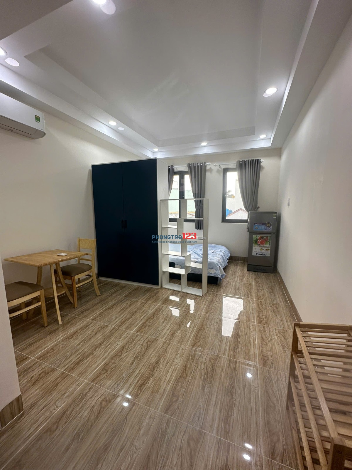 Phòng Trọ Cửa Sổ Tách Bếp 35m2 Phan Văn Trị Bình Thạnh Gần Chợ Bà Chiểu Phạm Văn Đồng Gò Vấp Quận 1