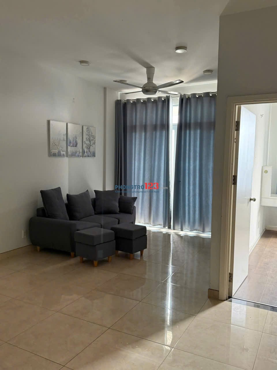 Căn 2p ngủ C/c Lotus garden - Trịnh Đình Thảo sẵn NTCB giá 10tr