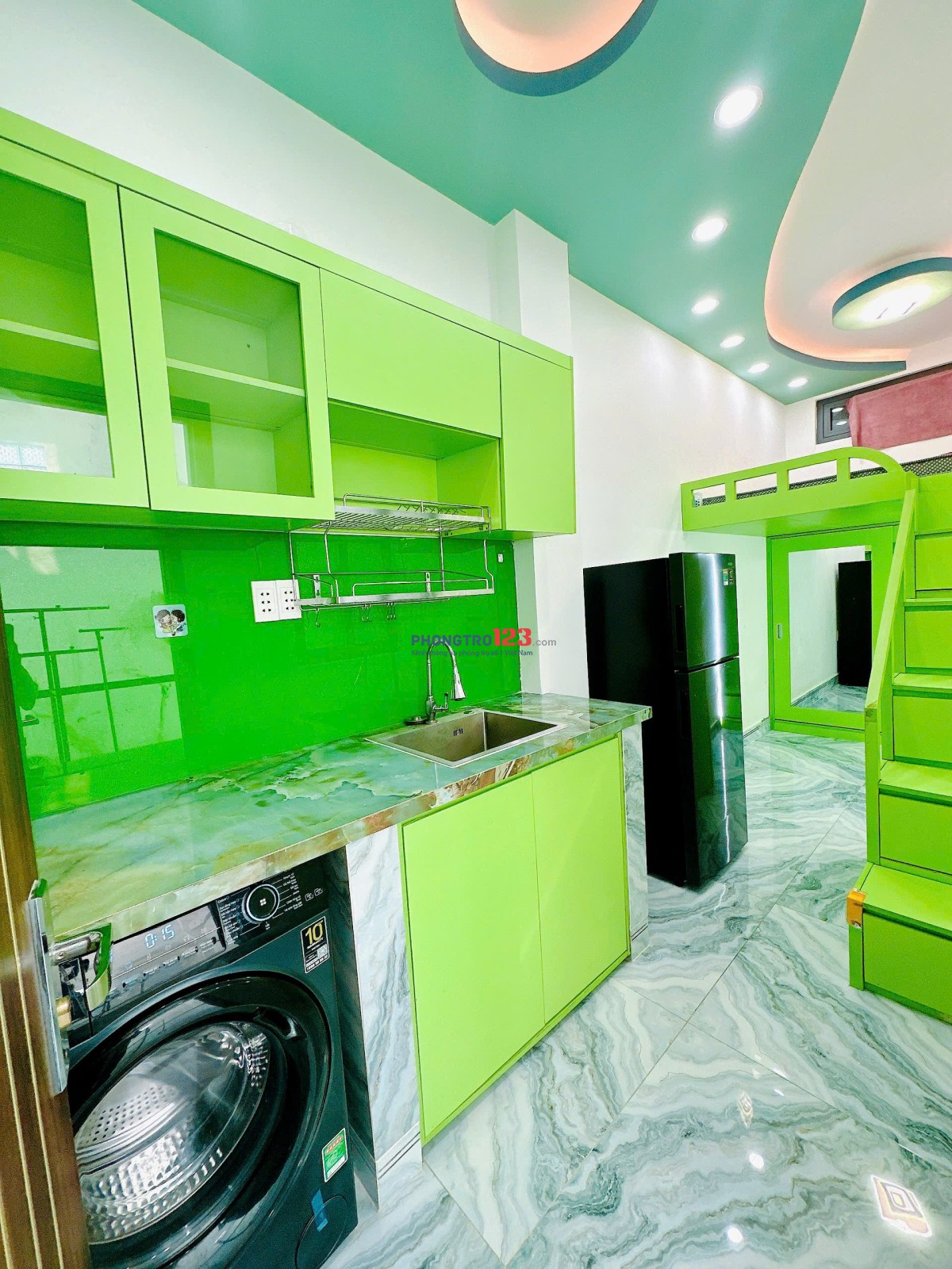 Cho thuê CHDV Âu Dương Lân Q8. THANG Máy Full Nội Thất, Mới Đẹp Giờ Giấc tự do, Ôtô đổ cửa nhỉnh 5tr