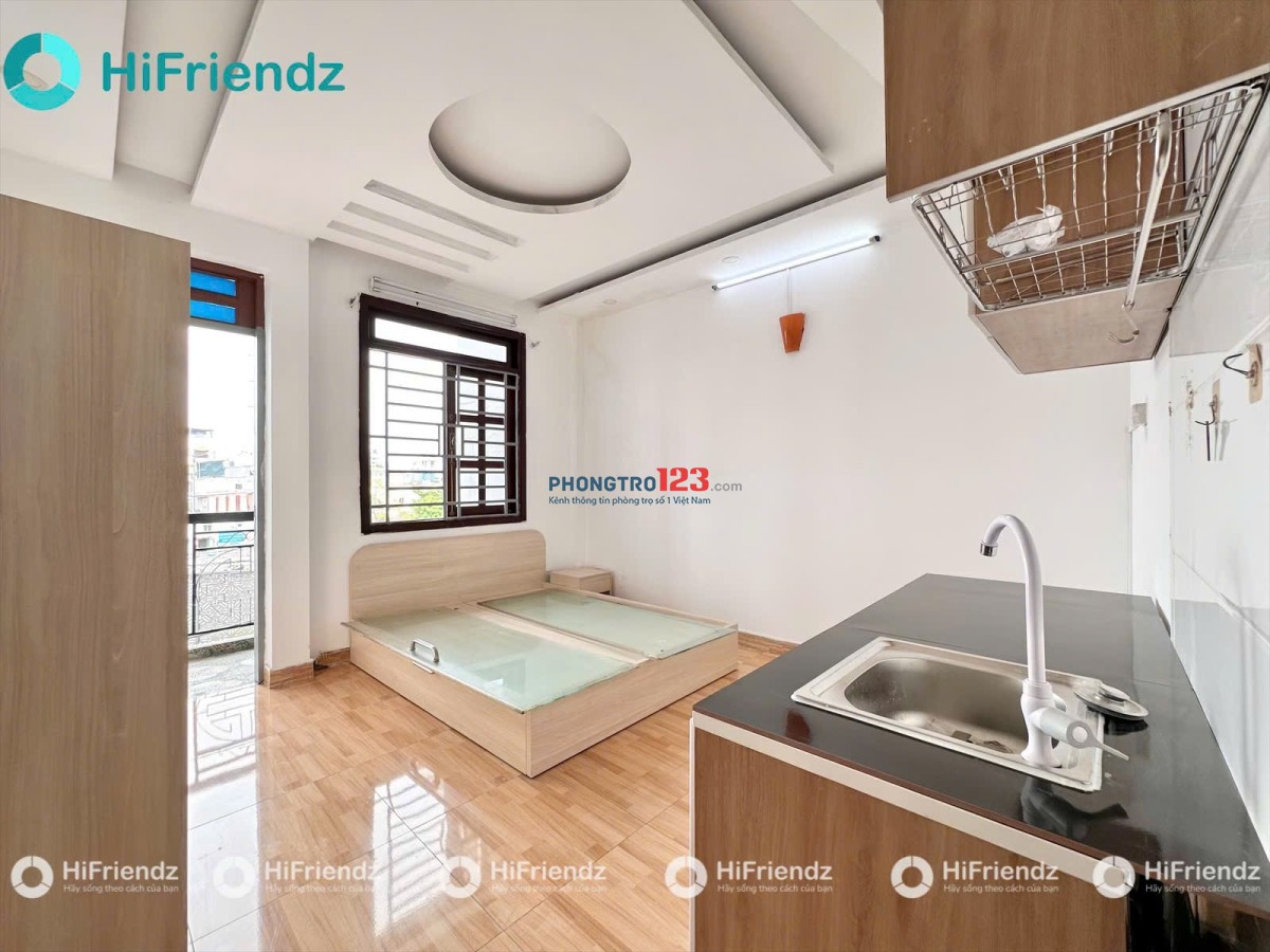 Khai Trương Phòng Trọ Ban Công Full Nội Thất Lê Quang Định Bình Thạnh gần Phạm Văn Đồng Chợ Bà Chiểu