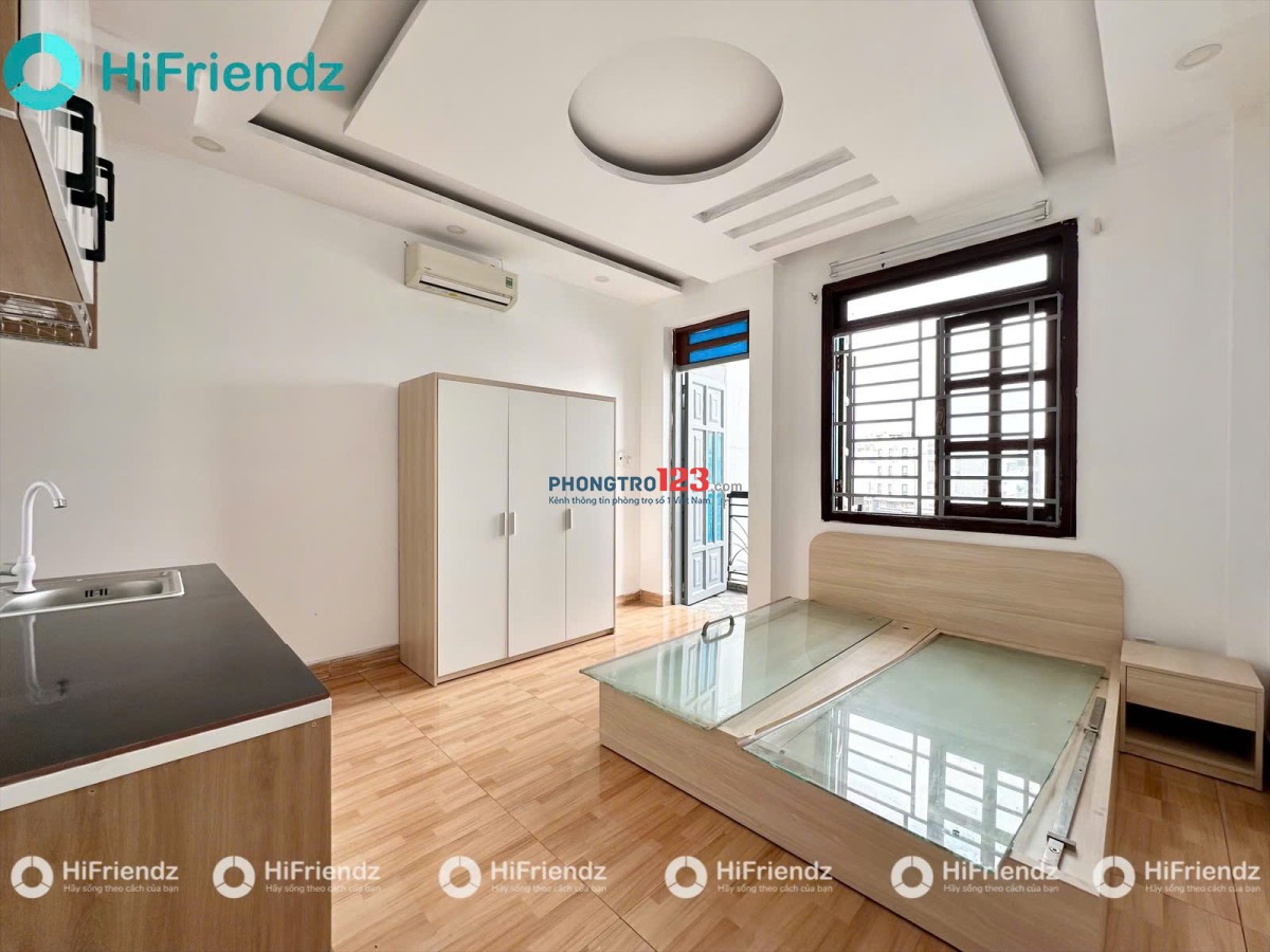 Khai Trương Phòng Trọ Ban Công Full Nội Thất Lê Quang Định Bình Thạnh gần Phạm Văn Đồng Chợ Bà Chiểu