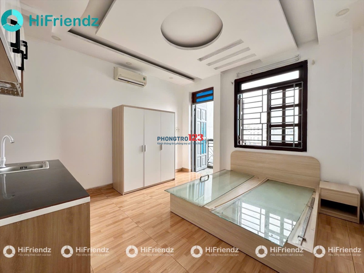 Khai Trương Phòng Trọ Ban Công Full Nội Thất Lê Quang Định Bình Thạnh gần Phạm Văn Đồng Chợ Bà Chiểu