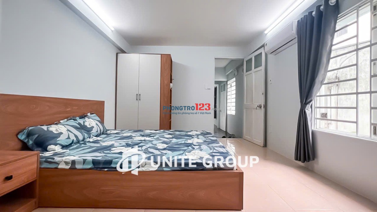 TRỌ BÌNH THẠNH GẦN CHỢ BÀ CHIỂU, Q3, Q1 STUDIO 32m2 FULL NỘI THẮT CỬA SỔ THOÁNG LÊ VĂN DUYỆT