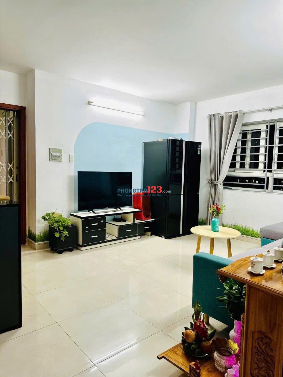 Chung cư Bà Chiểu, Bùi Hữu Nghĩa, BT: 1p ngủ, full NT, giá 9triệu