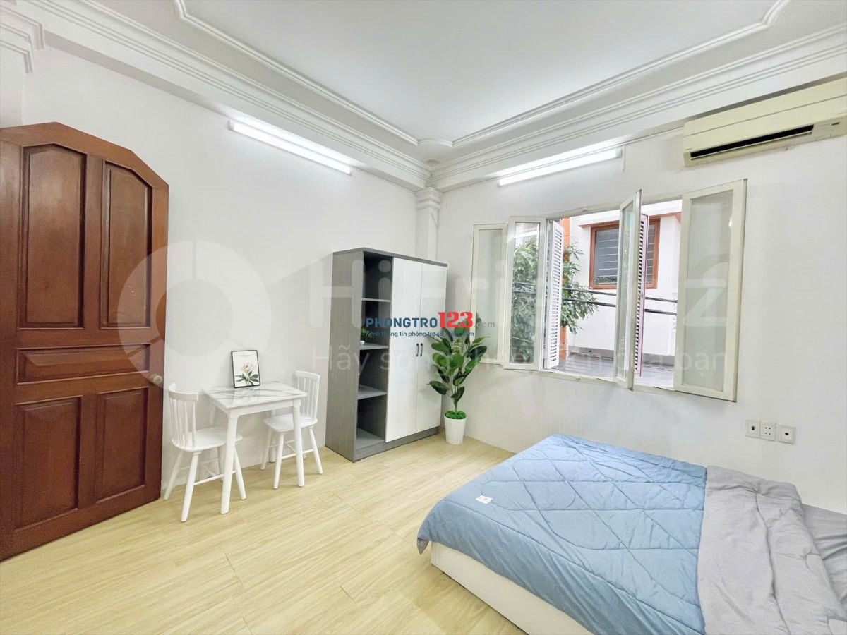 TRỌ BÌNH THẠNH GẦN NGÃ TƯ HÀNG XANH, Q3, Q1 STUDIO 40m2 CỬA SỔ THOÁNG SÁNG - ĐINH BỘ LĨNH BÌNH THẠNH