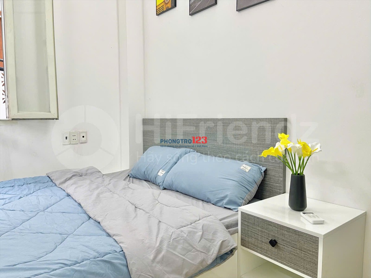 TRỌ BÌNH THẠNH GẦN NGÃ TƯ HÀNG XANH, Q3, Q1 STUDIO 40m2 CỬA SỔ THOÁNG SÁNG - ĐINH BỘ LĨNH BÌNH THẠNH