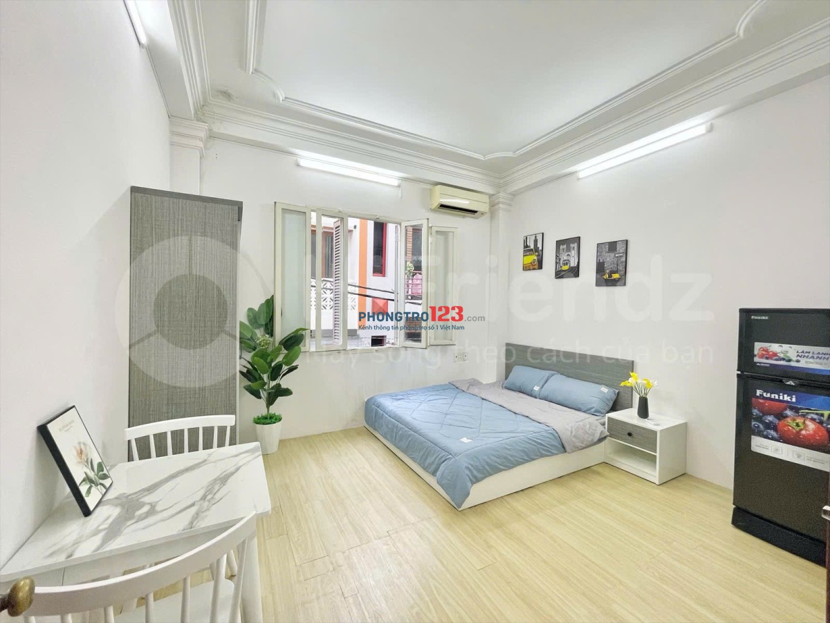 TRỌ BÌNH THẠNH GẦN NGÃ TƯ HÀNG XANH, Q3, Q1 STUDIO 40m2 CỬA SỔ THOÁNG SÁNG - ĐINH BỘ LĨNH BÌNH THẠNH