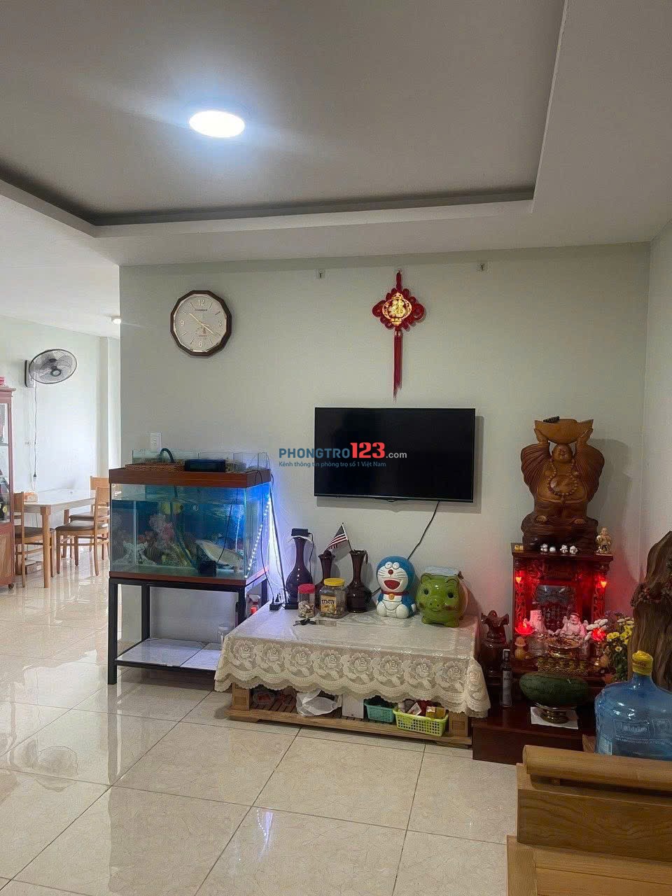 Chung cư Thị Nghè, P2, Bình Thạnh: 65m2, 1p ngủ, full NT, 8,5triệu