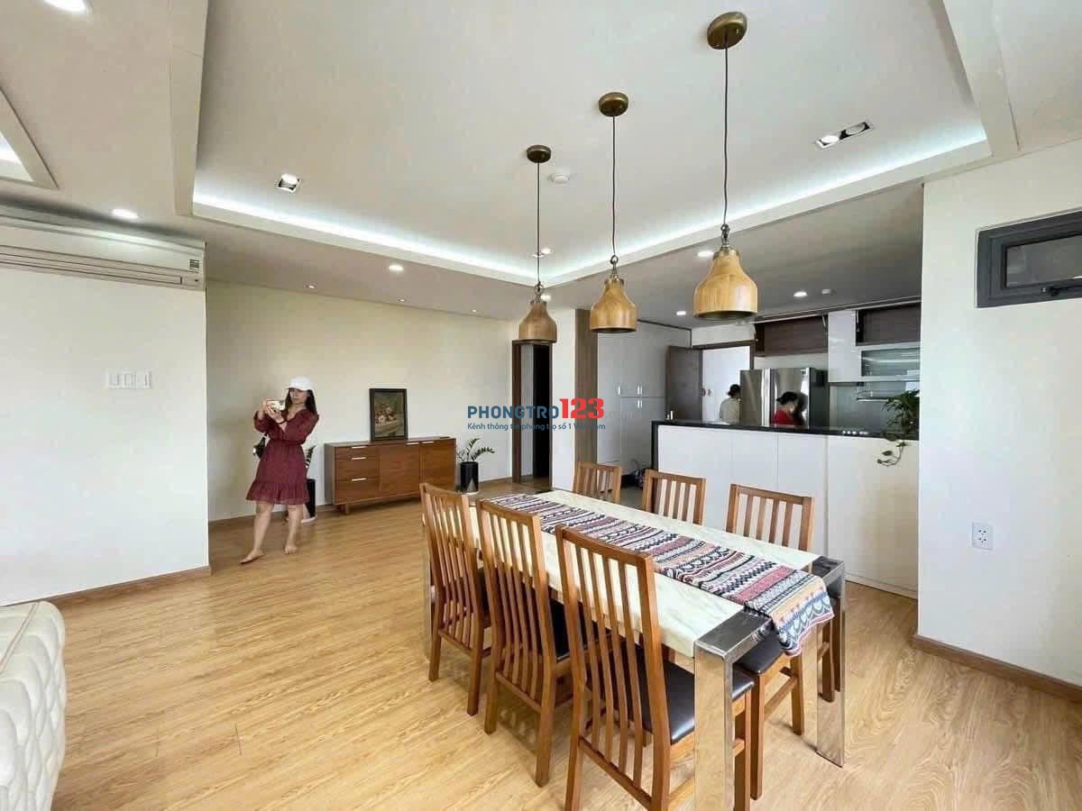 Satra Eximland- Phan Đăng Lưu căn 96m2, 2p ngủ, Full Nội thất giá 17tr