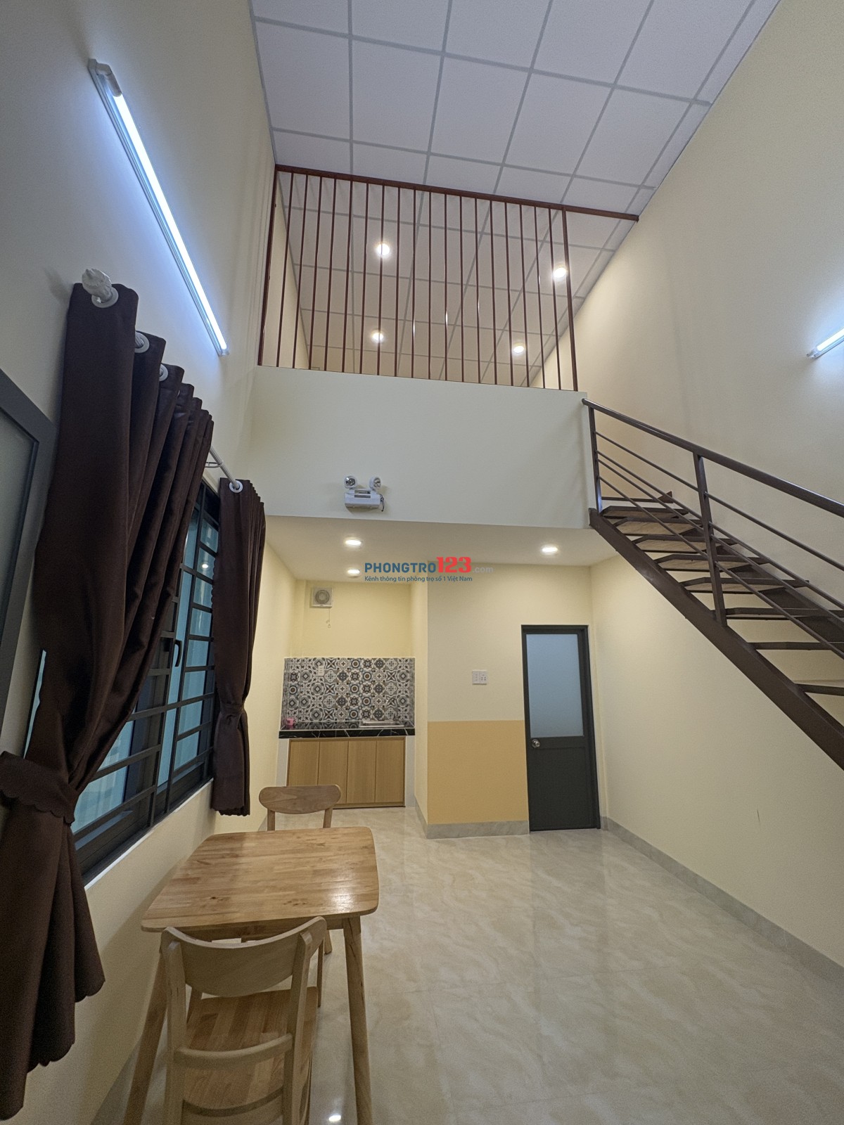 Cho thuê phòng 28m² có gác, WC riêng, khóa vân tay, đường số 10, Bình Trưng Tây, 5tr/tháng