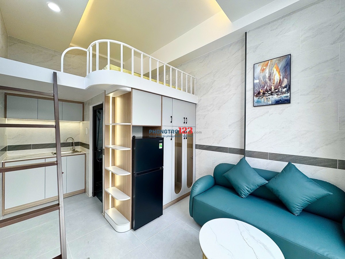 Khai Trương Duplex, Full Nội Thất gần Ngã Tư Hàng Xanh, UEF, HiU, Điện Biên Phủ