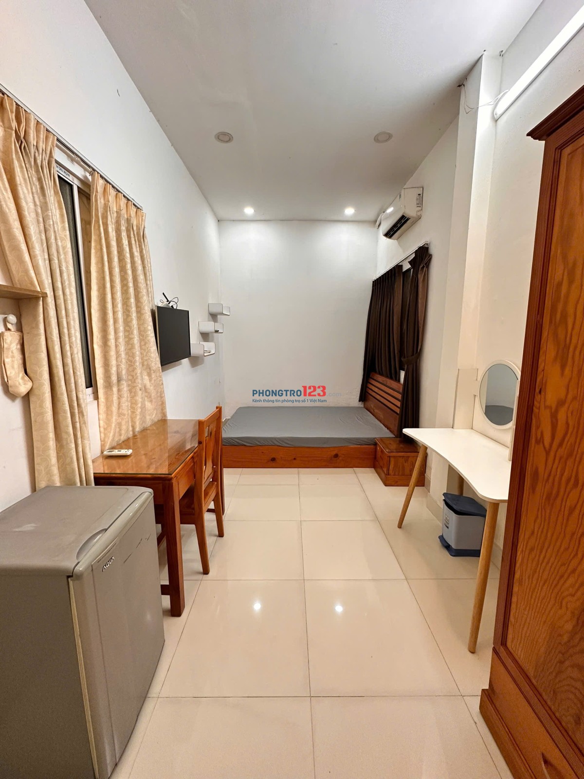 Studio Full Nội Thất, Cô Giang, Quận 1, Full Nội Thất, Cửa sổ Thoáng