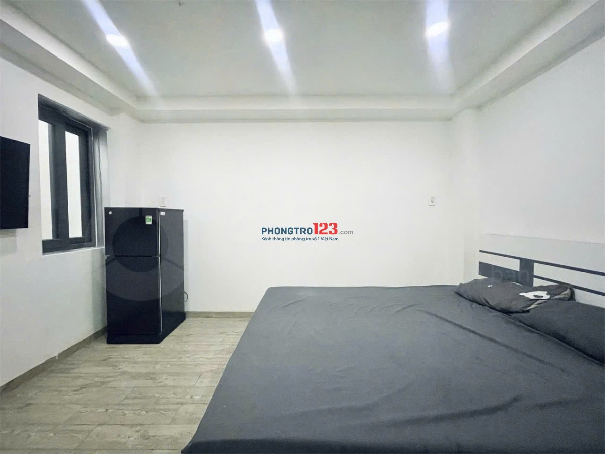 TRỌ BÌNH THẠNH GÀN NGÃ TƯ HÀNG XANH,Q1,Q3 STUDIO FULL NỘI THẤT 35m2 CỬA SỔ THOÁNG MÁT - VÕ DUY NINH