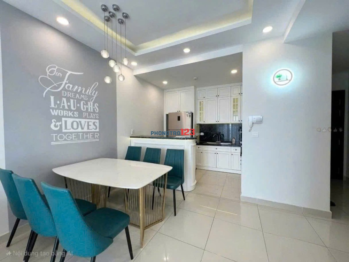 Chung cư PN Techcons, Hoa Sứ, Phú Nhuận: 90m2, 16 tr/th, 2p ngủ, NT.