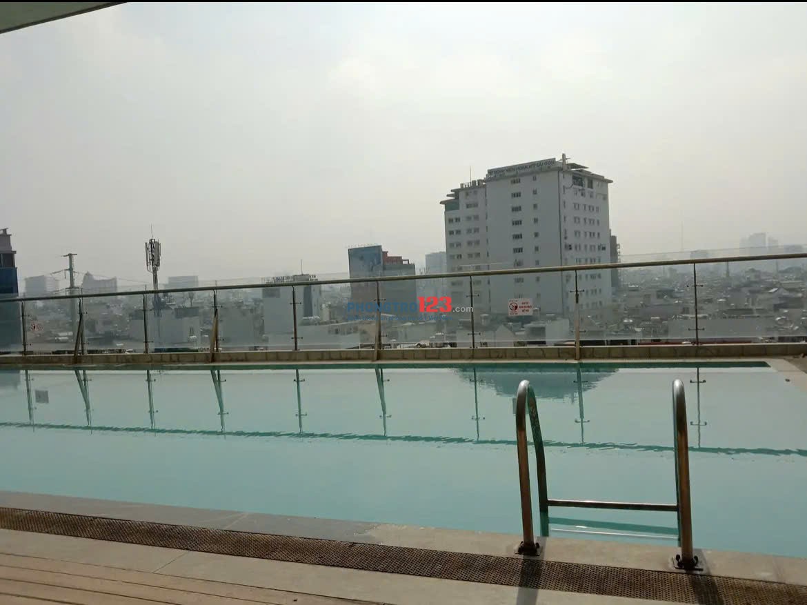 Chung cư PN Techcons, Hoa Sứ, Phú NHuận: 90m2, 2p ngủ, NT, 16tr5/th