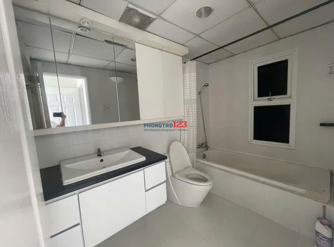 Chung cư PN Techcons, Hoa Sứ, Phú NHuận: 90m2, 2p ngủ, NT, 16tr5/th