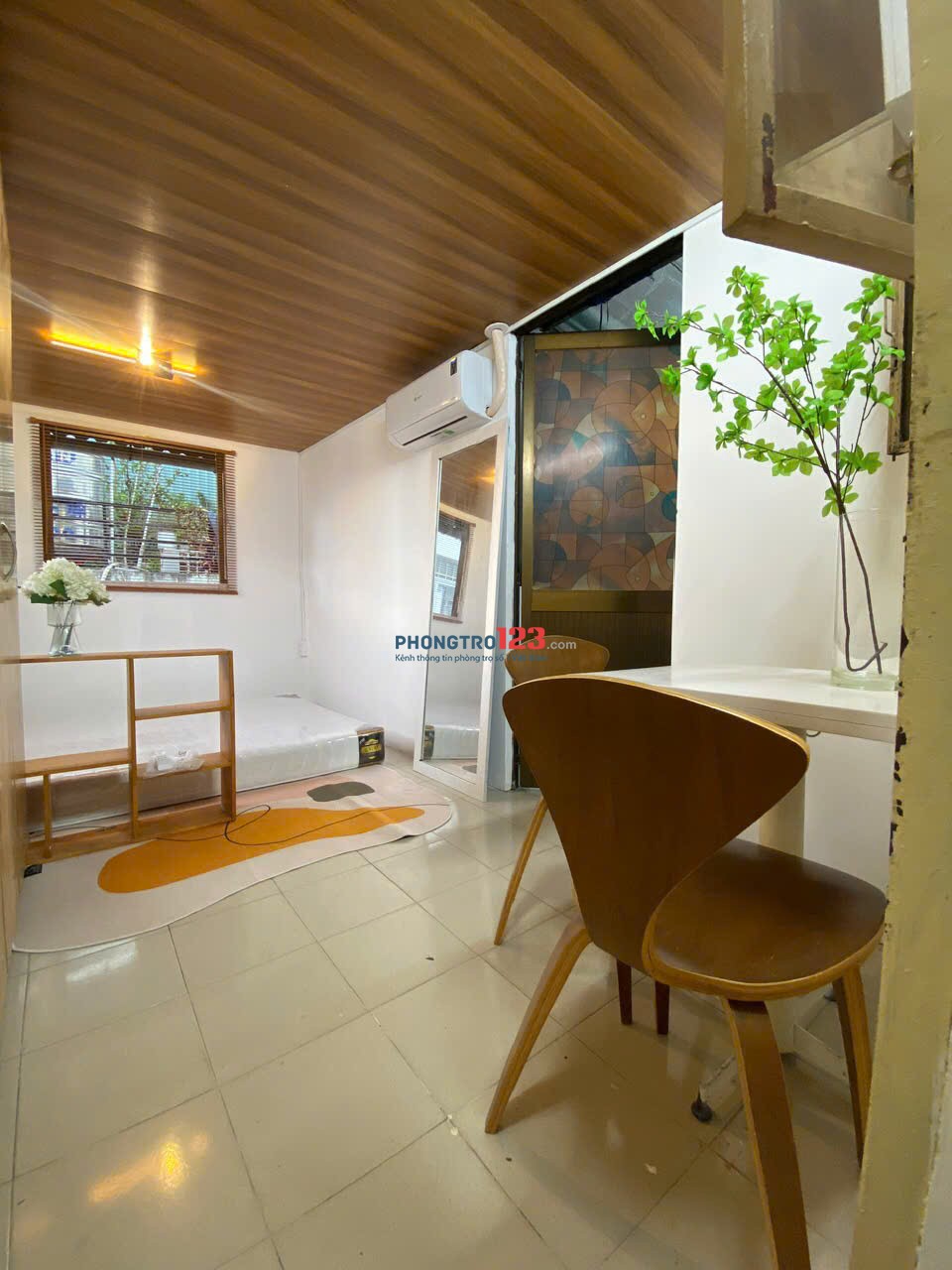 1PN TÁCH BẾP- BANCOL LỚN- TẮM NC NÓNG- FULL NỘI THẤT- 5 TR/TH