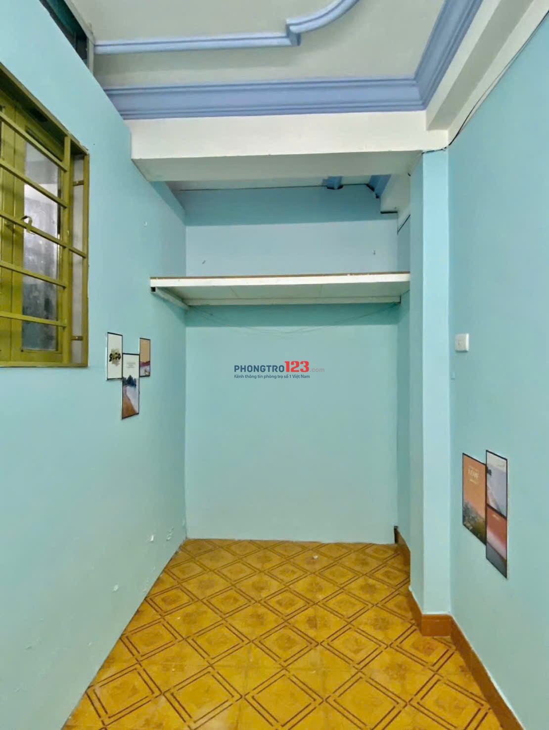 Phòng nhỏ, lầu 1, có cửa sổ, an ninh. Tiện qua Vincom Phan Văn Trị 2p đi xe