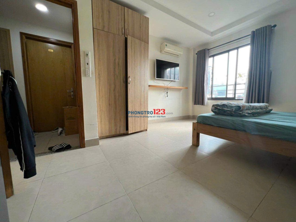 TRỌ BÌNH THẠNH GẦN NGÃ TƯ HÀNG XANH - STUDIO 34m2 FULL NỘI THẤT CỬA SỔ LỚN - XÔ VIẾT NGHỆ TĨNH - BT