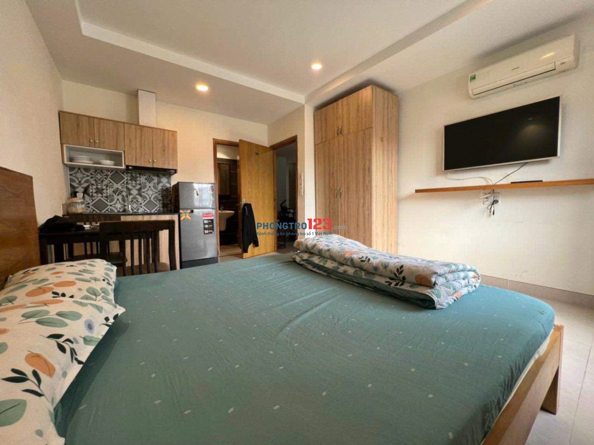 TRỌ BÌNH THẠNH GẦN NGÃ TƯ HÀNG XANH - STUDIO 34m2 FULL NỘI THẤT CỬA SỔ LỚN - XÔ VIẾT NGHỆ TĨNH - BT