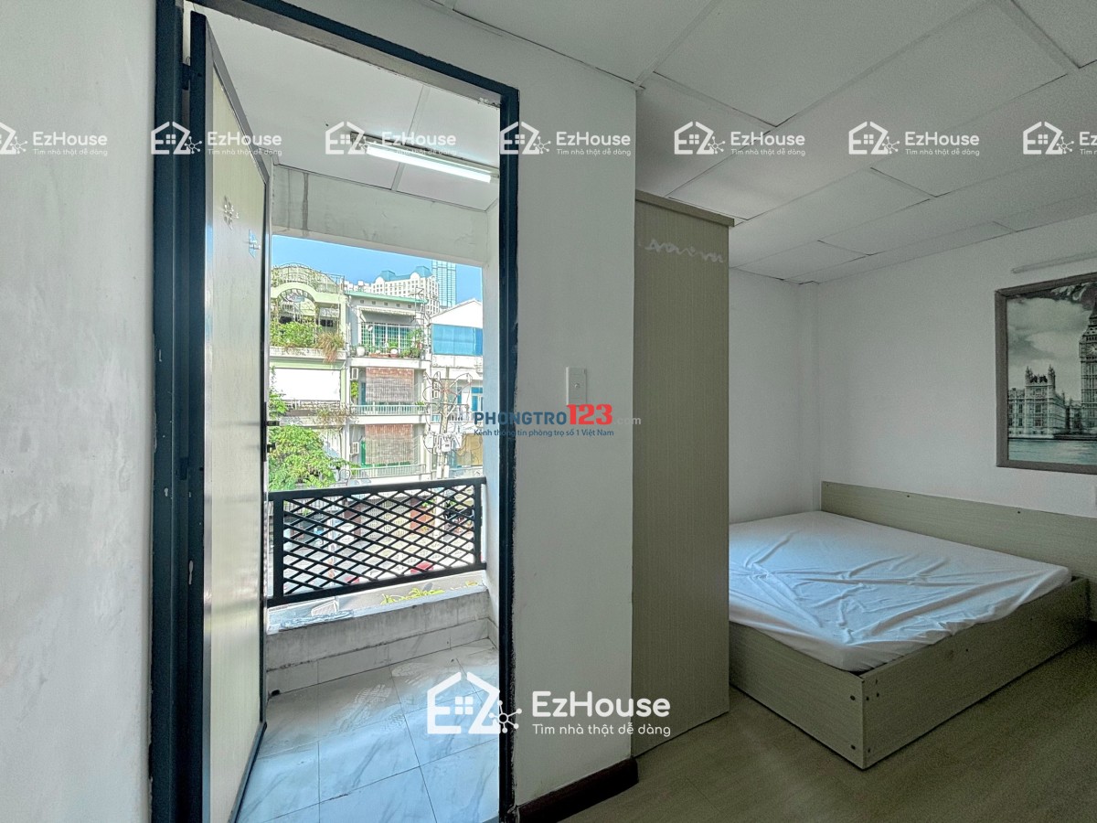 TRỌ BÌNH THẠNH GẦN Q1,Q3, NGÃ TƯ HÀNG XANH - STUDIO 35m2 BAN CÔNG CỬA SỔ LỚN - NGÔ TẤT TỐ - BTHANH