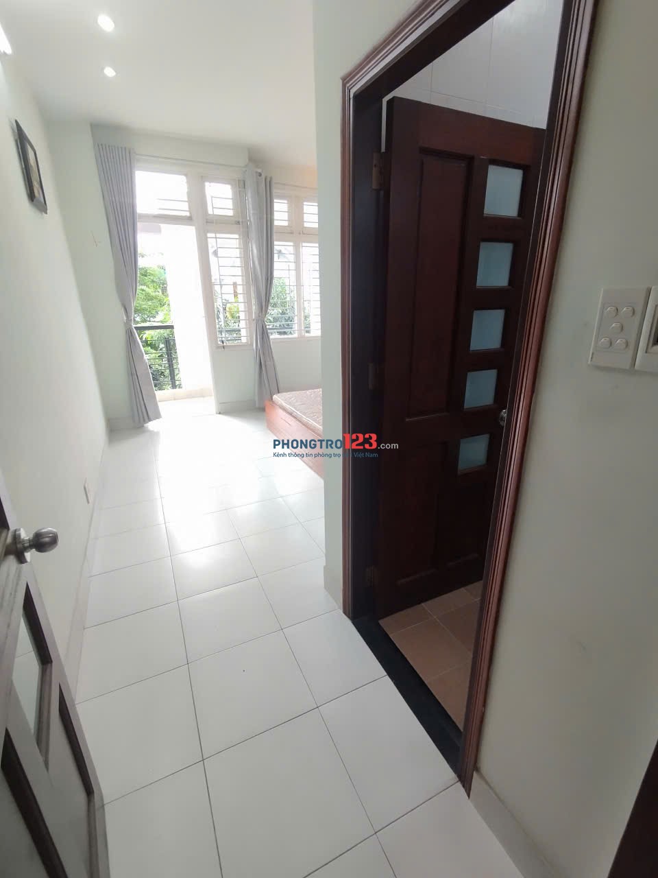 Phòng máy lạnh bếp tách phòng ngủ. KDC Bình Hưng. Quận 8