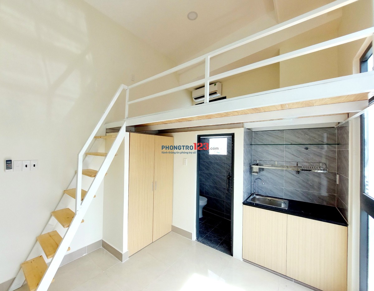 PHÒNG CÓ GÁC MỚI XÂY - THANG MÁY GẦN CHỢ HOÀNG HOA THÁM