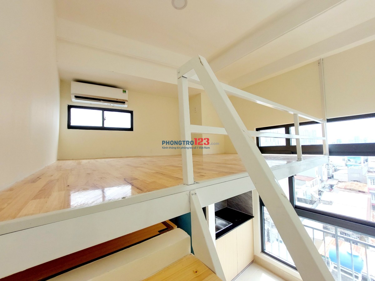 PHÒNG CÓ GÁC MỚI XÂY - THANG MÁY GẦN CHỢ HOÀNG HOA THÁM