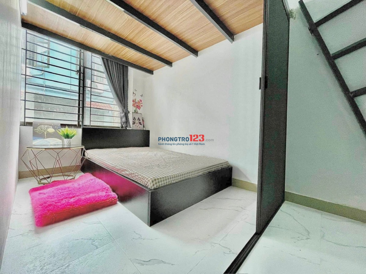 Cho thuê phòng full nội thất 2pn + gác ngay Tân bình
