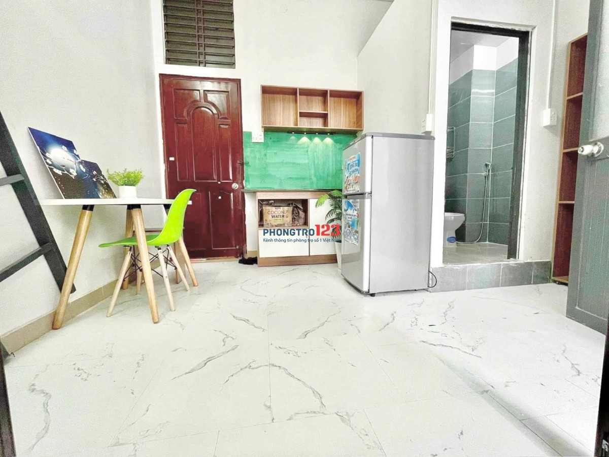 Cho thuê phòng full nội thất 2pn + gác ngay Tân bình