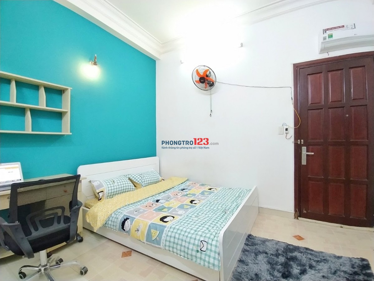 Studio full tiện nghi cho 2 người 2 xe dọn vào ở ngay Đào Duy Anh giao Hồ Văn Huê