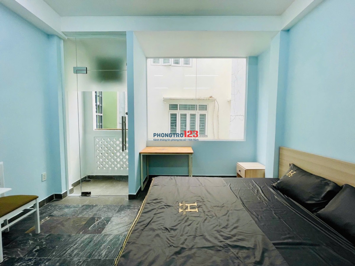 Phòng Trọ Ban Công Full Nội Thất 42m2 Lê Văn Duyệt Bình Thạnh Gần Phan Xích Long Cầu Bông Quận 1