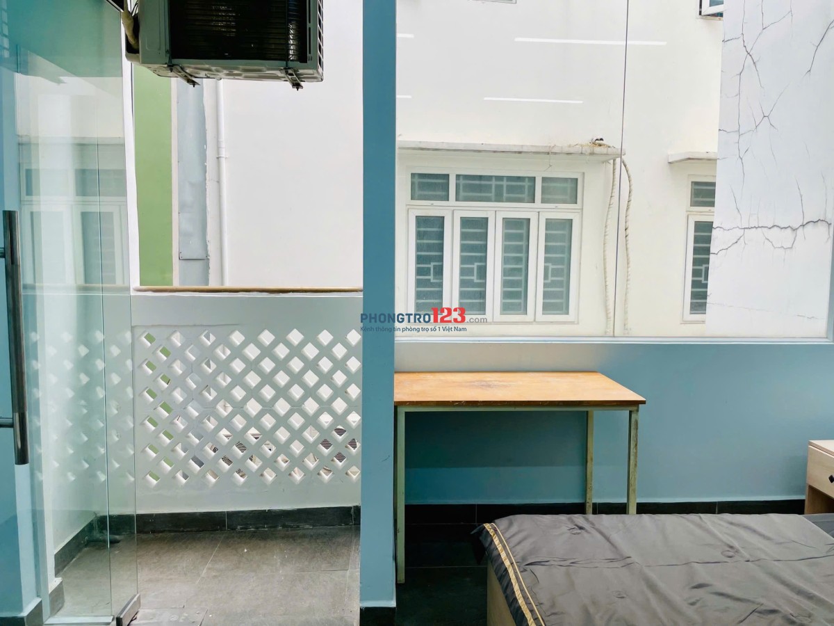 Phòng Trọ Ban Công Full Nội Thất 42m2 Lê Văn Duyệt Bình Thạnh Gần Phan Xích Long Cầu Bông Quận 1