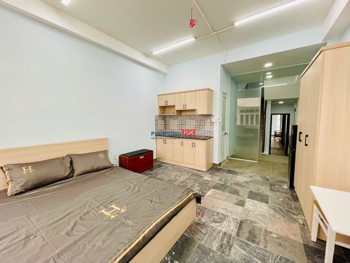 Phòng Trọ Ban Công Full Nội Thất 42m2 Lê Văn Duyệt Bình Thạnh Gần Phan Xích Long Cầu Bông Quận 1