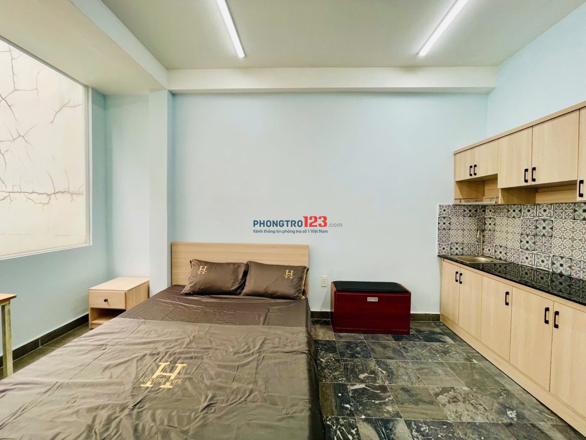 Phòng Trọ Ban Công Full Nội Thất 42m2 Lê Văn Duyệt Bình Thạnh Gần Phan Xích Long Cầu Bông Quận 1