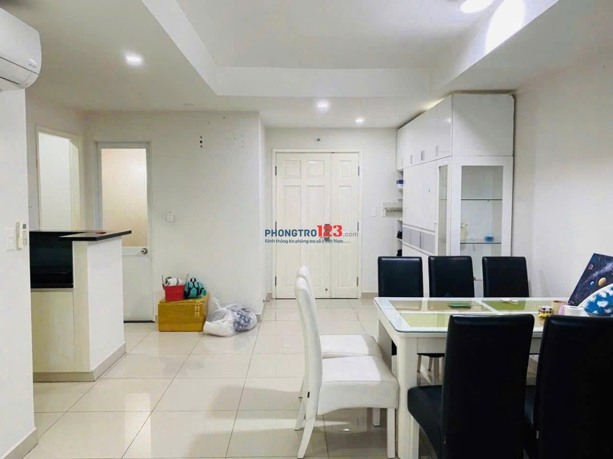 Chung cư Bàu Cát, Tân Bình: 79m2, 2p ngủ,2wc, 10tr/th, Nội thất mới.