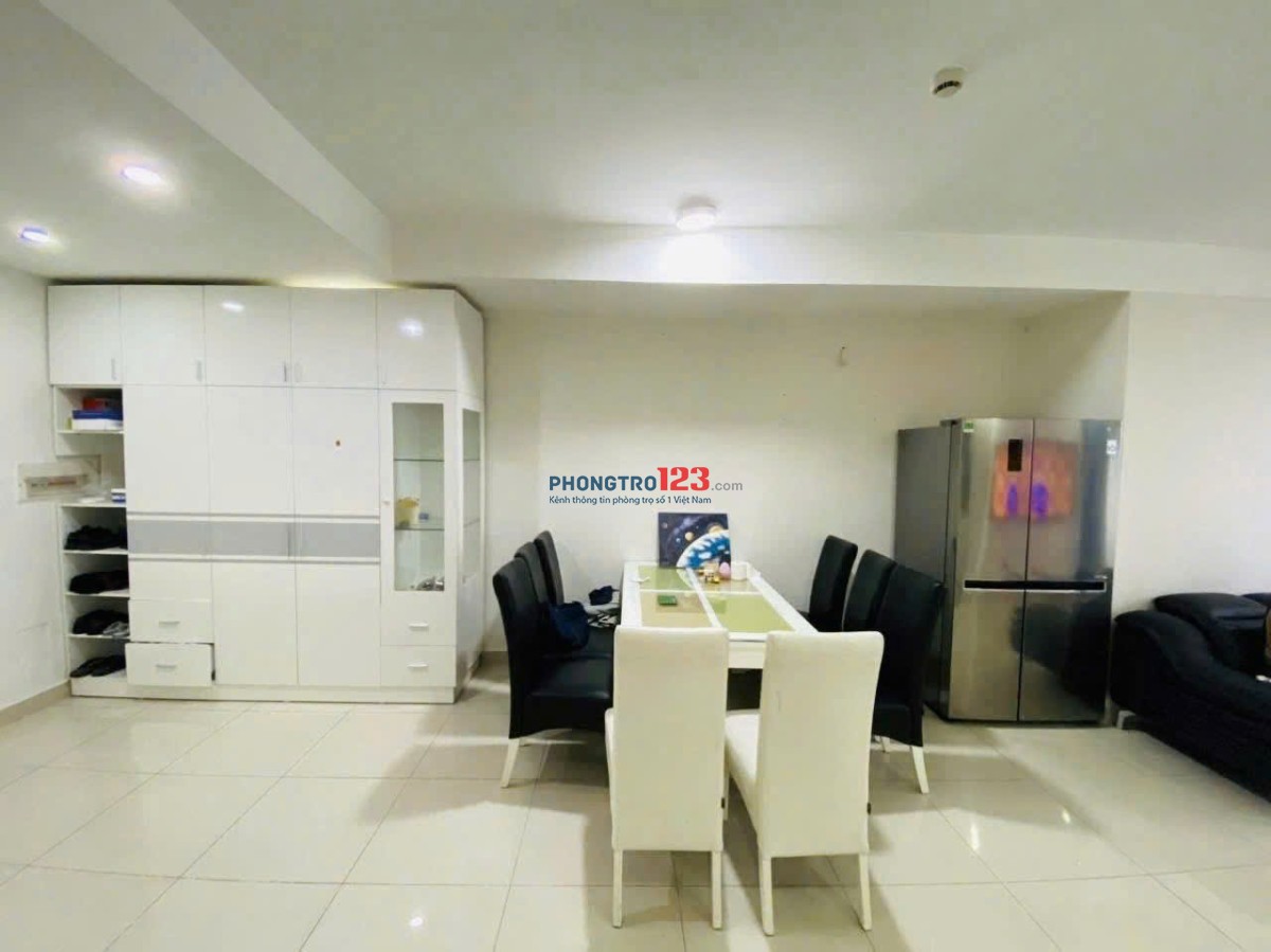 Chung cư Bàu Cát, Tân Bình: 79m2, 2p ngủ,2wc, 10tr/th, Nội thất mới.