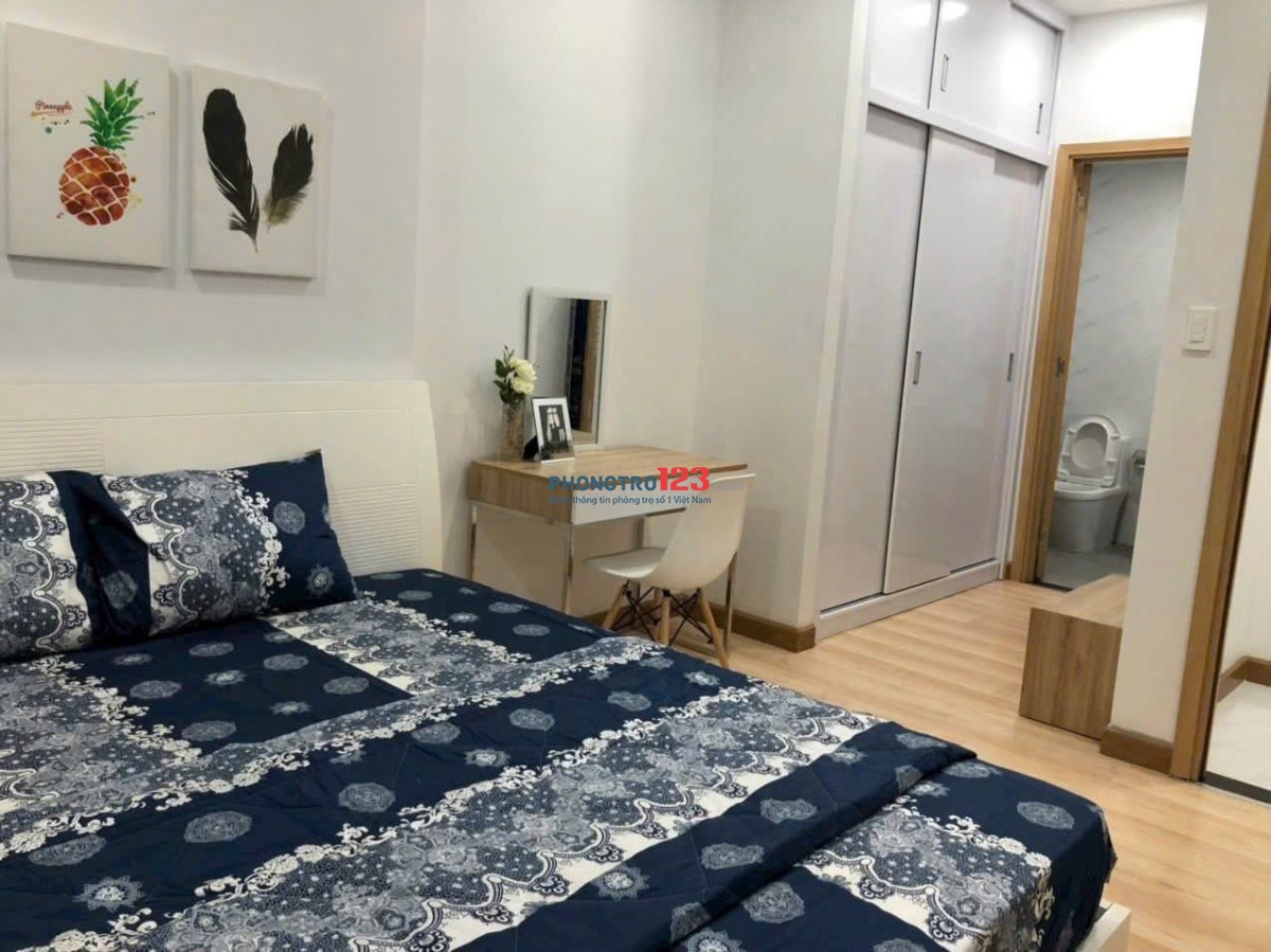 Chung cư Satra, Phan Đăng Lưu, PN: 2p ngủ, 95m2, 17tr/th, Full NT