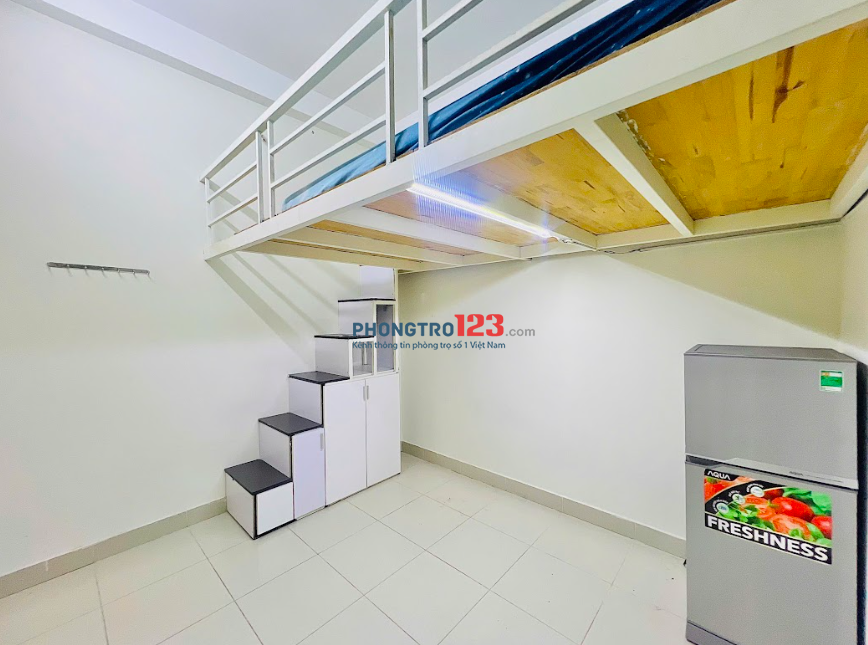 Cho thuê phòng gác lửng full nội thất-Gần đại học HuTech Bình Thạnh