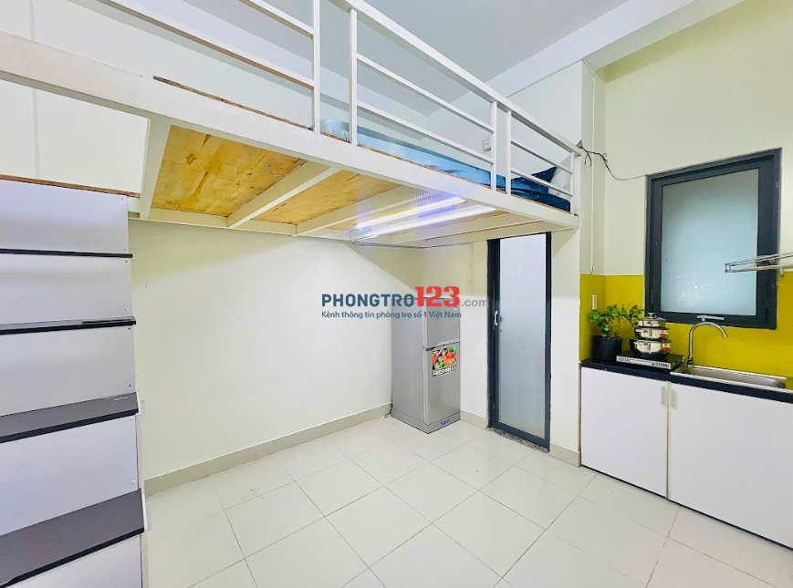 Cho thuê phòng gác lửng full nội thất-Gần đại học HuTech Bình Thạnh