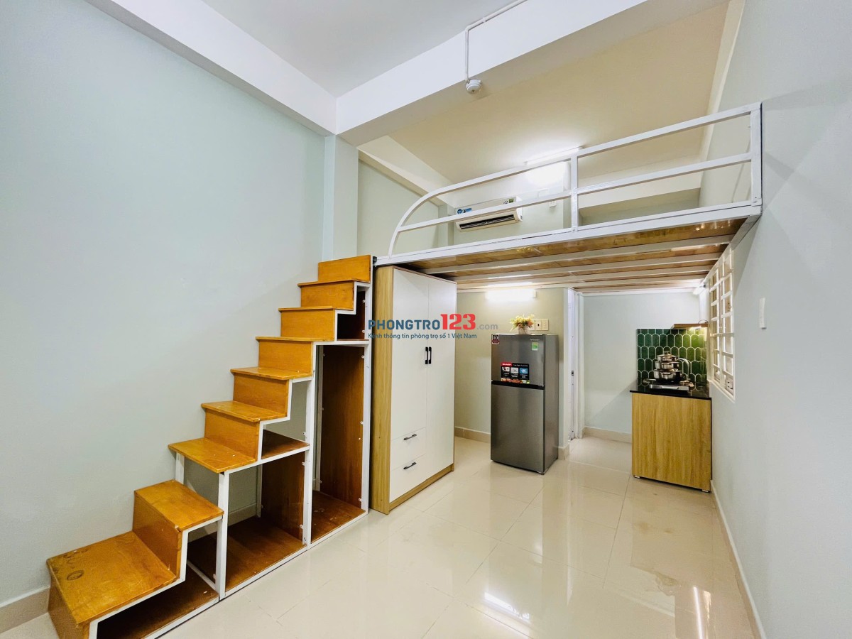 Phòng Gác Lửng Full Tiện Nghi Ngay Chu Văn An