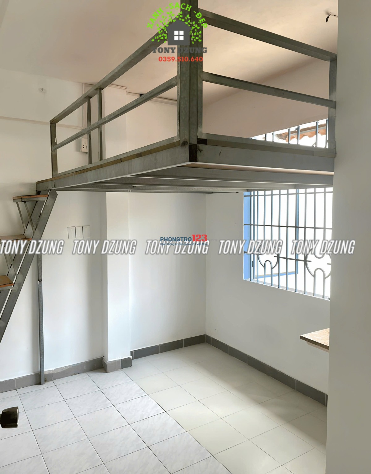 Phòng cửa sổ thoáng, có ban công nhỏ, lầu 1, sạch sẽ & an ninh, NGAY EMART & VICOM PHAN VĂN TRỊ