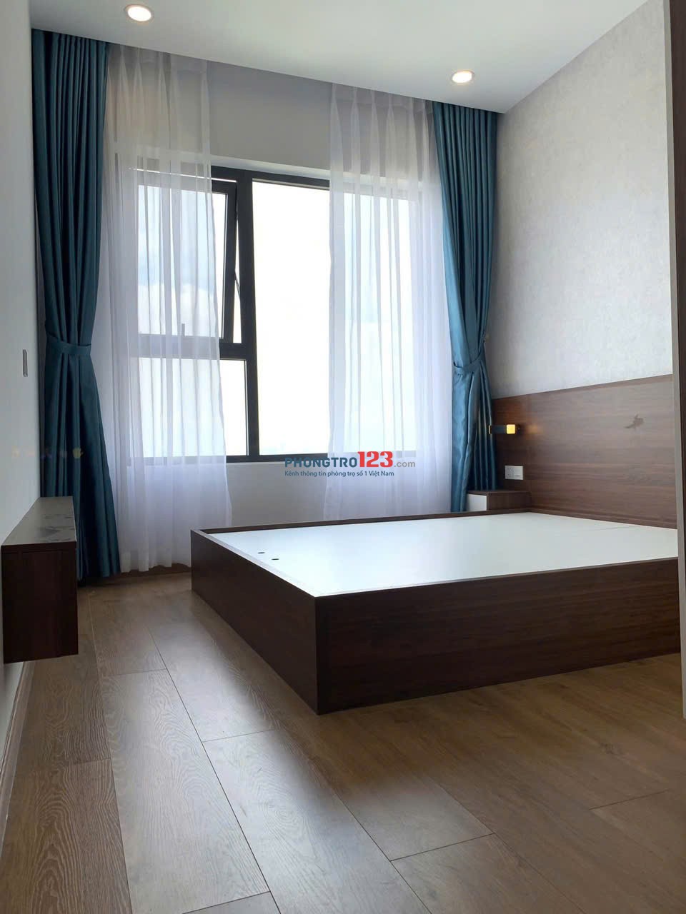 Cho thuê CC The Manor 1, Nguyễn Hữu Cảnh, BT: 2p ngủ, NTCC, 70m2, 16tr