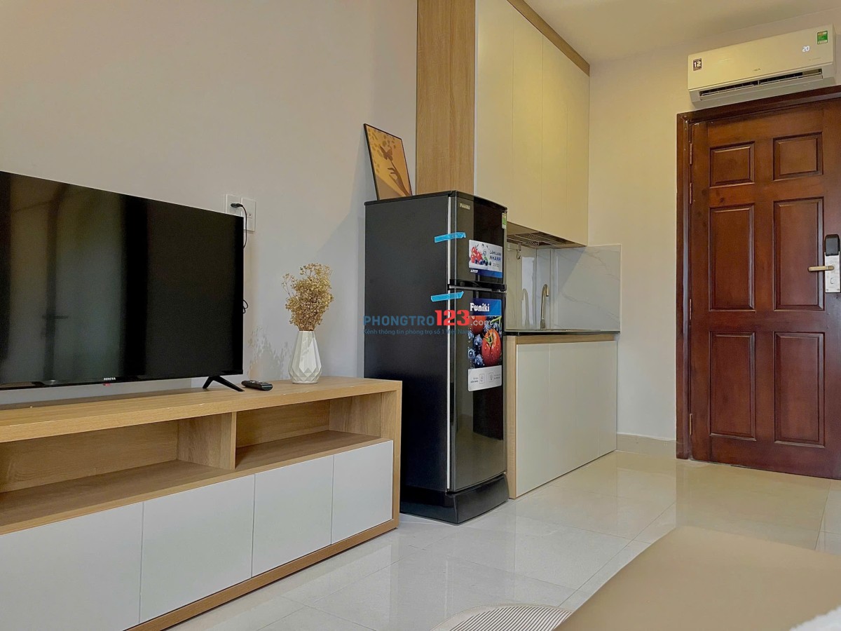 CHO THUÊ CĂN HỘ STUDIO FULL NỘI THẤT 45M2 Ở TRẦN BÌNH TRỌNG, BÌNH THẠNH