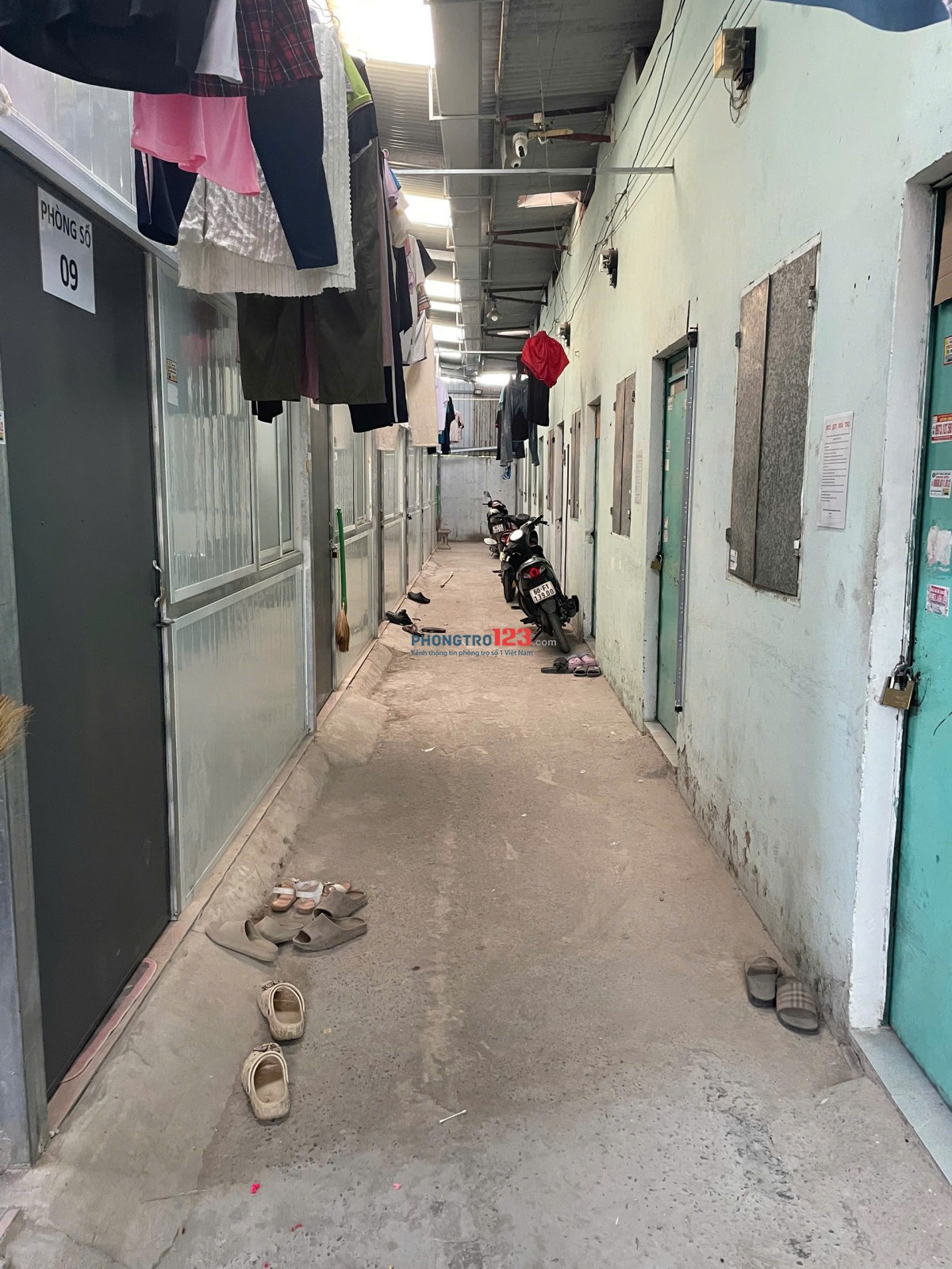 Phòng trọ cuối dãy 1tr1, gần ngã 4 nguyễn khuyến, changsin, phường trảng dài