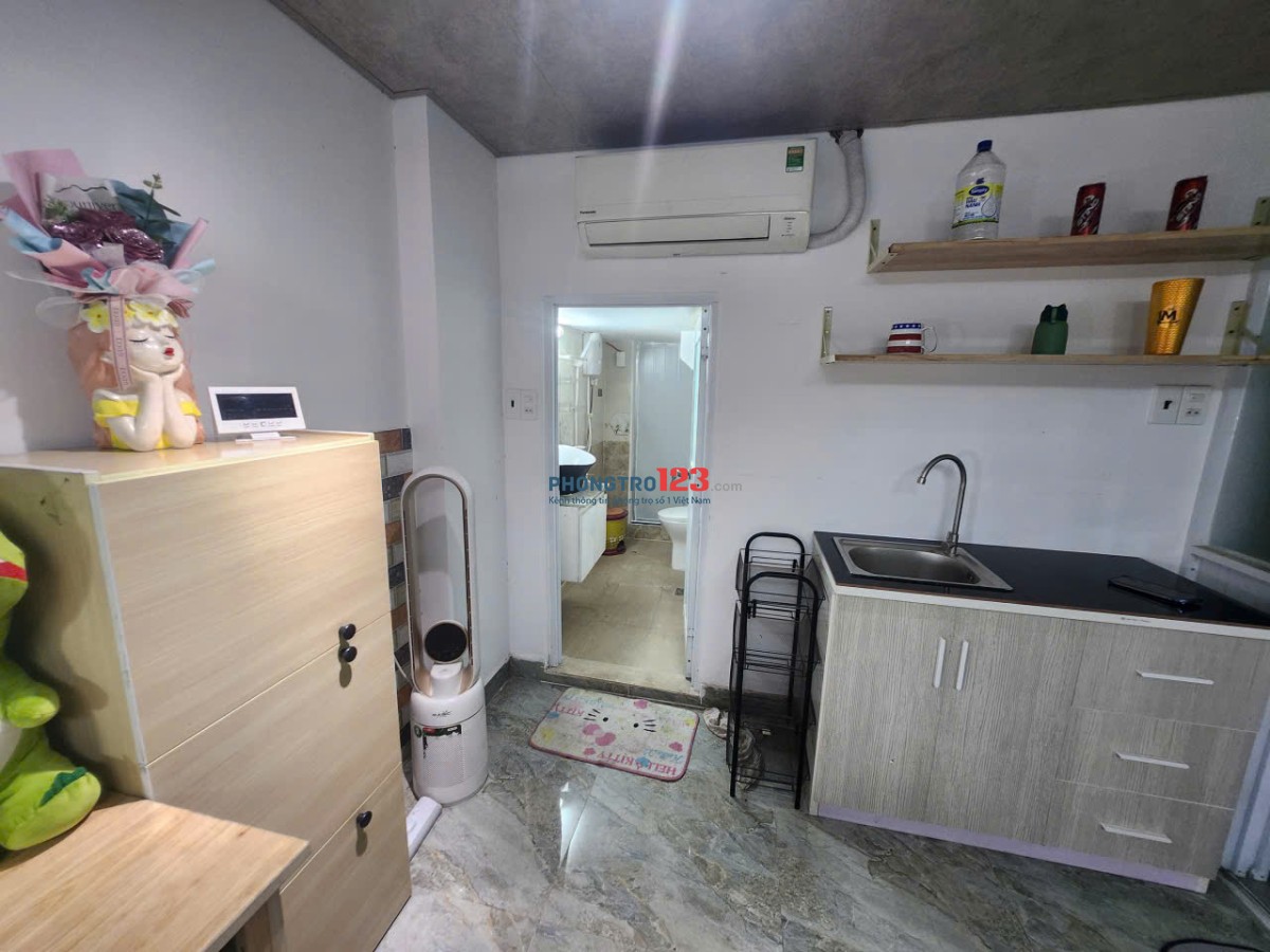 Cho thuê 2 phòng trọ mới, đẹp, đầy đủ tiện nghi, giờ giấc tự do, 12m2, hẻm xe tải. Giá: 3tr200đ/th