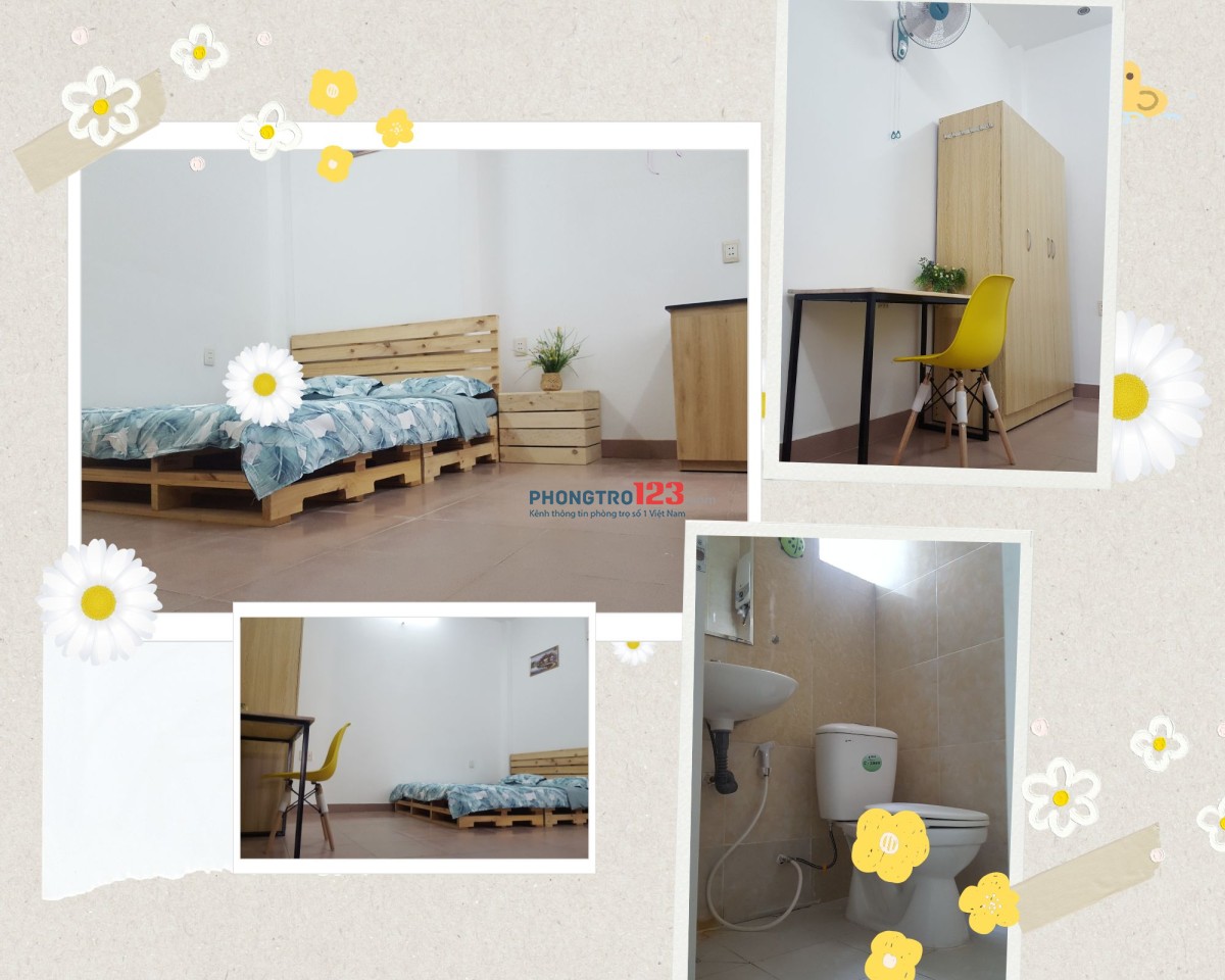 PHÒNG Full nội thất 25m2 Lê Quang Định, P11, Bình Thạnh, 4tr6/ tháng