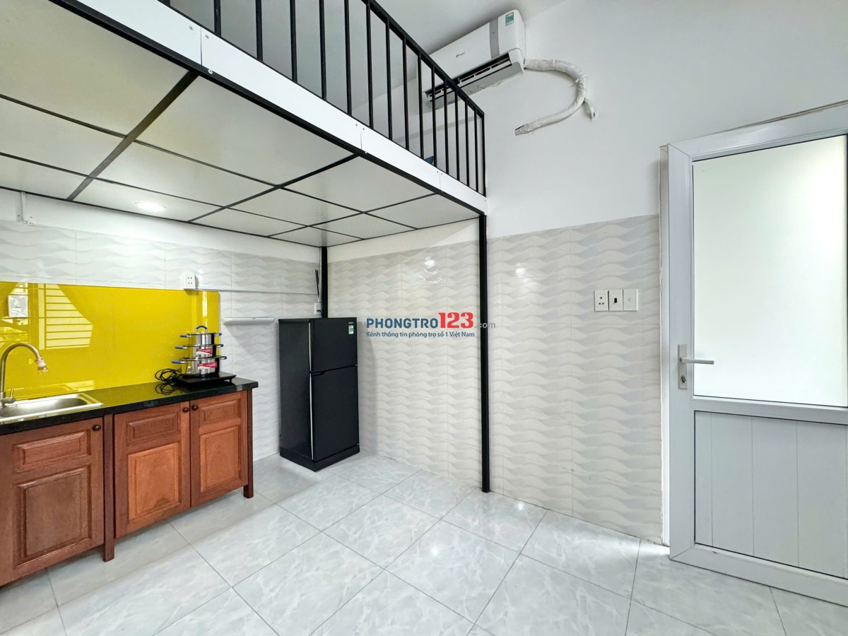 Duplex đón nắng cửa sổ thoáng full tiện nghi Phan Văn Trị gần học viện Cán Bộ